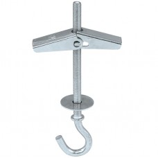 Αγκύριο Μεταλλικό Γυψοσανίδας με Γάντζο M4x75mm (Συσκ. 2τεμ) BM-04075-C